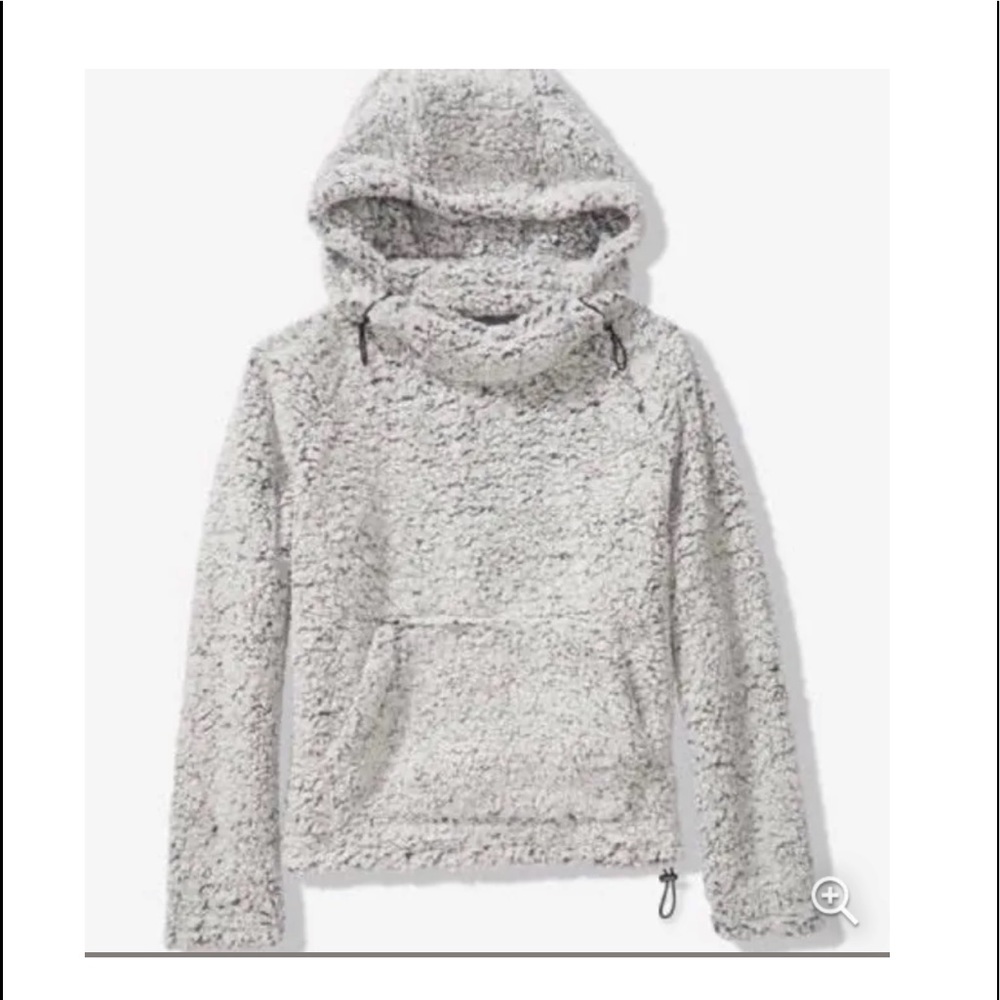 VS PINK funnel neck Sherpa pullover